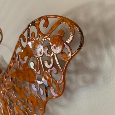 Butterfly Wall Plaque Tropical Wall Art Hanging