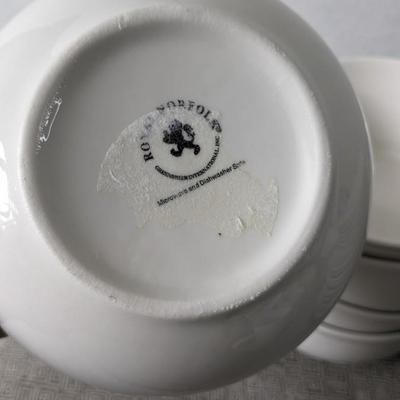 Royal Norfolk Iron White Dish Set