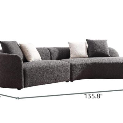 Acanva 2-Piece Right Facing Sectional Sofa with Chaise