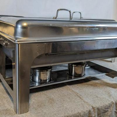 Tramontina 21"x`13" Chafing Dishes with Extra Chafers