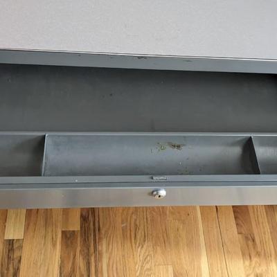 Mid Century Metal Office Desk