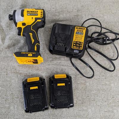 DeWalt 20V Impact Drill with 2 Batteries