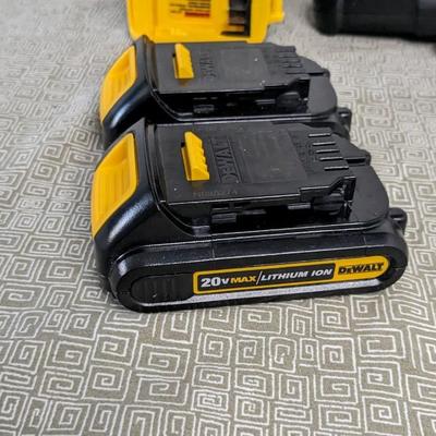 DeWalt 20V Impact Drill with 2 Batteries