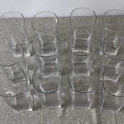 Square Base Glass Tumblers