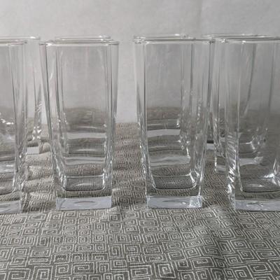 Square Base Glass Tumblers