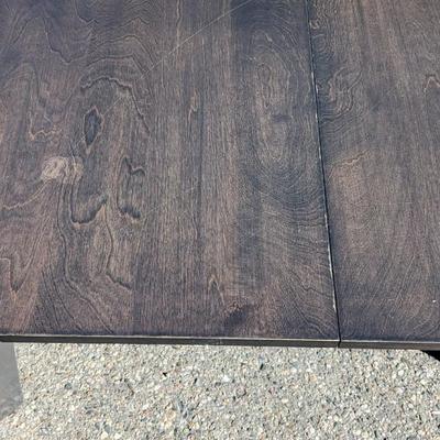 Dining Table with Leaf Storage