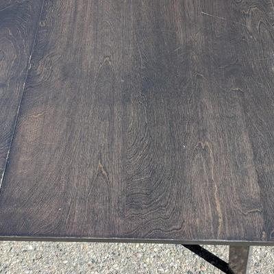 Dining Table with Leaf Storage