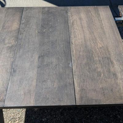 Dining Table with Leaf Storage