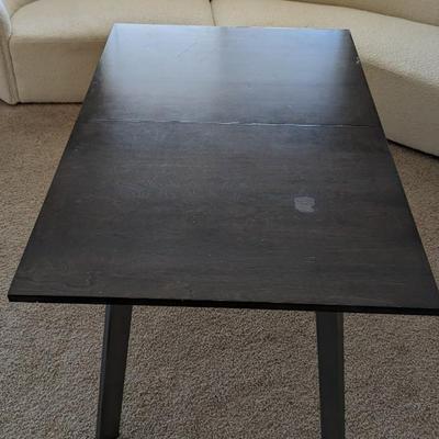 Dining Table with Leaf Storage