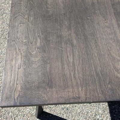 Dining Table with Leaf Storage