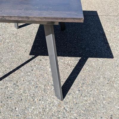 Dining Table with Leaf Storage