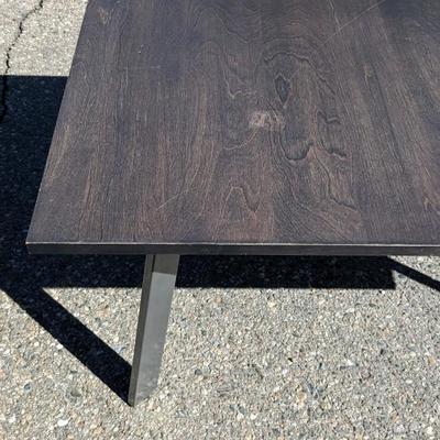 Dining Table with Leaf Storage