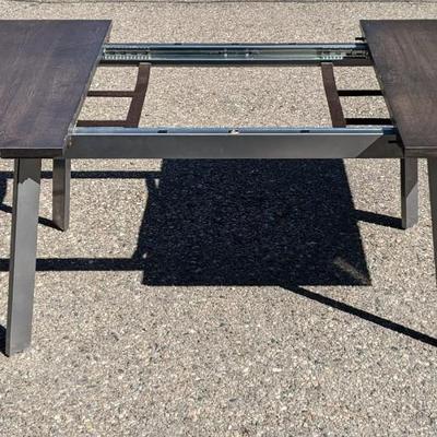 Dining Table with Leaf Storage
