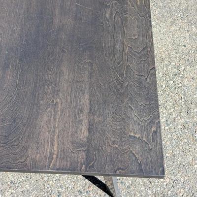 Dining Table with Leaf Storage
