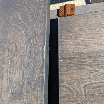 Dining Table with Leaf Storage