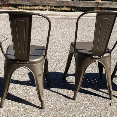 Industrial Style Metal Chairs
