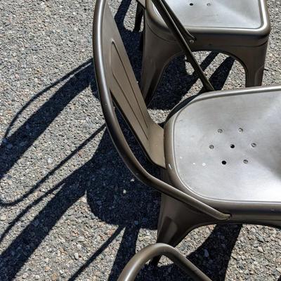 Industrial Style Metal Chairs