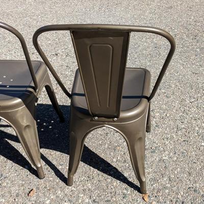 Industrial Style Metal Chairs