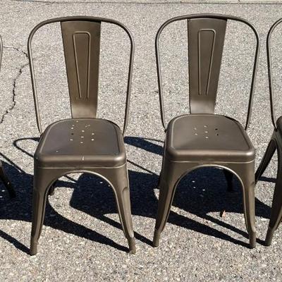 Industrial Style Metal Chairs