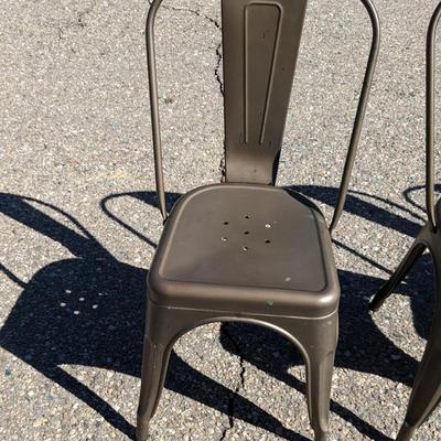 Industrial Style Metal Chairs