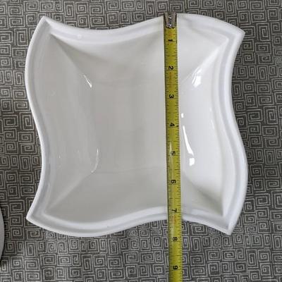 White Serving Dishes