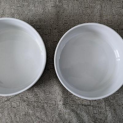 White Serving Dishes
