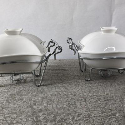 White Serving Dishes
