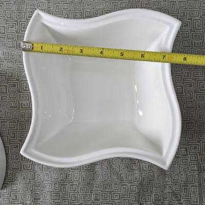 White Serving Dishes