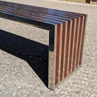 American Amici Metal and Wood Mod Bench