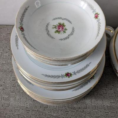 Narumi Olive Leaves China Set