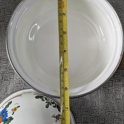 Villeroy & Boch Style Floral Enamel Cookware