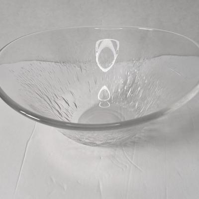 Vintage Orrefors Signed Crystal Bowl