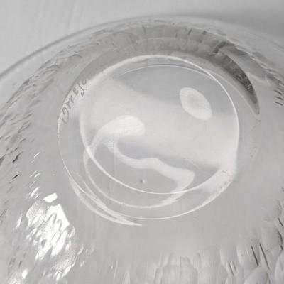 Vintage Orrefors Signed Crystal Bowl