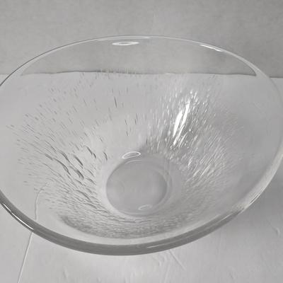 Vintage Orrefors Signed Crystal Bowl