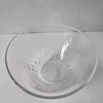 Vintage Orrefors Signed Crystal Bowl