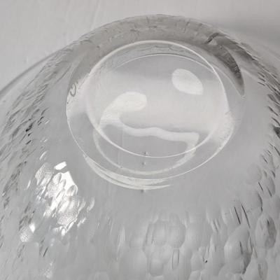 Vintage Orrefors Signed Crystal Bowl