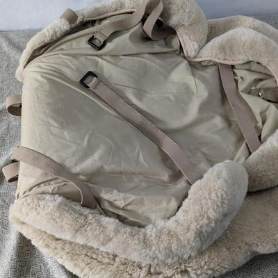 Faux Fur Seat Covers with Headrest Slips
