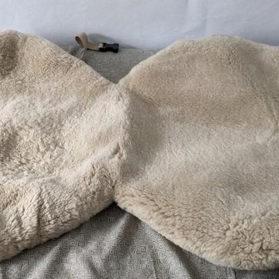 Faux Fur Seat Covers with Headrest Slips