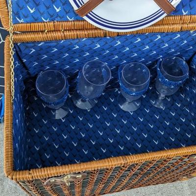 Wicker Picnic Basket
