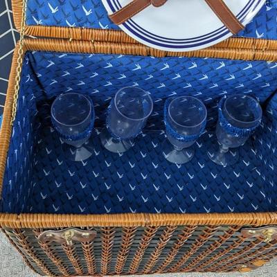 Wicker Picnic Basket