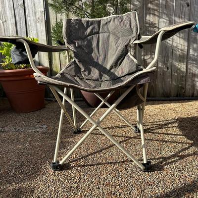 Two Folding Lawn Chairs w/ Carrying Cases