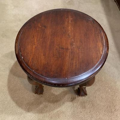 Wood side table / stool