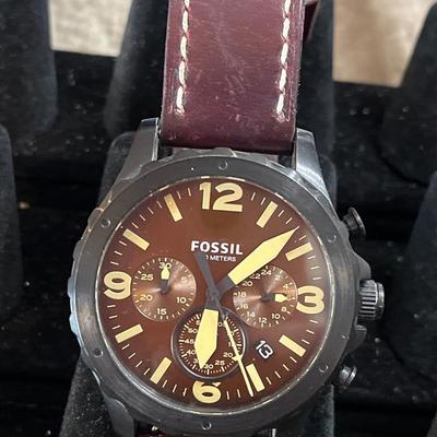 J4-two menâ€™s Fossil watches