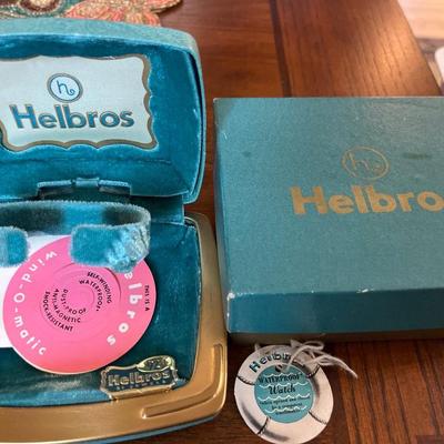 J7- Vintage Helbros watch case & box (1956- no watch)
