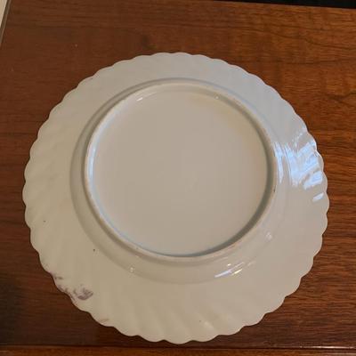 Antique Kutani Porcelain Geisha Girl Plate