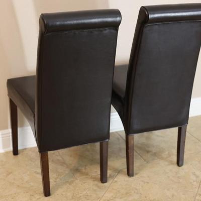 Two Black Accent Chairs (2)