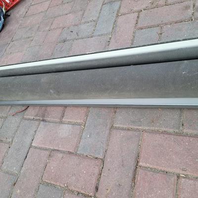 8 ft wide by 7' long electric screen window cover