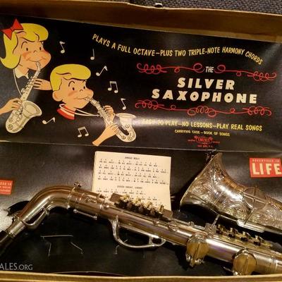 Vintage Toy saxophone