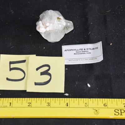 Apophyllite and Stilbite