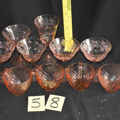 Set of Glassware